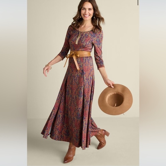 🆕Soft Surroundings Alcott Multicolor Floral Maxi Dress NWT - Picture 2 of 7